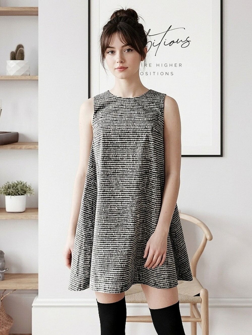 KATE SPADE Saturday Contemporary Mod Belted Shift Dress- Size S (New Nev…